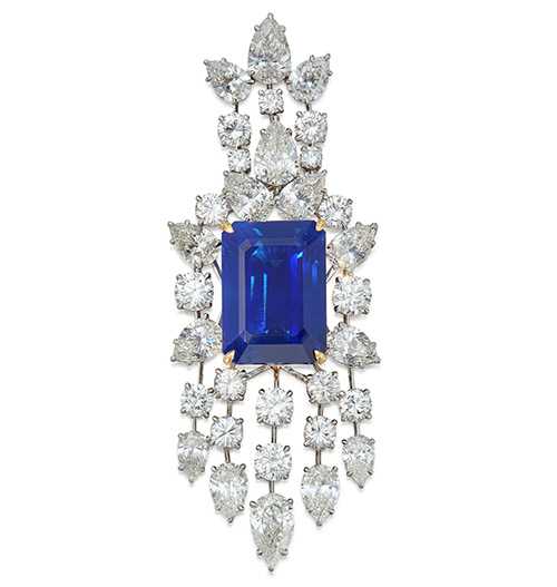 Kashmir Sapphire lot n°344 - Sotheby's -